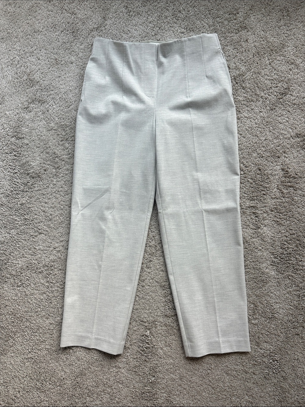 Rachel Zoe Straight Leg Dress Pants in Light Gray